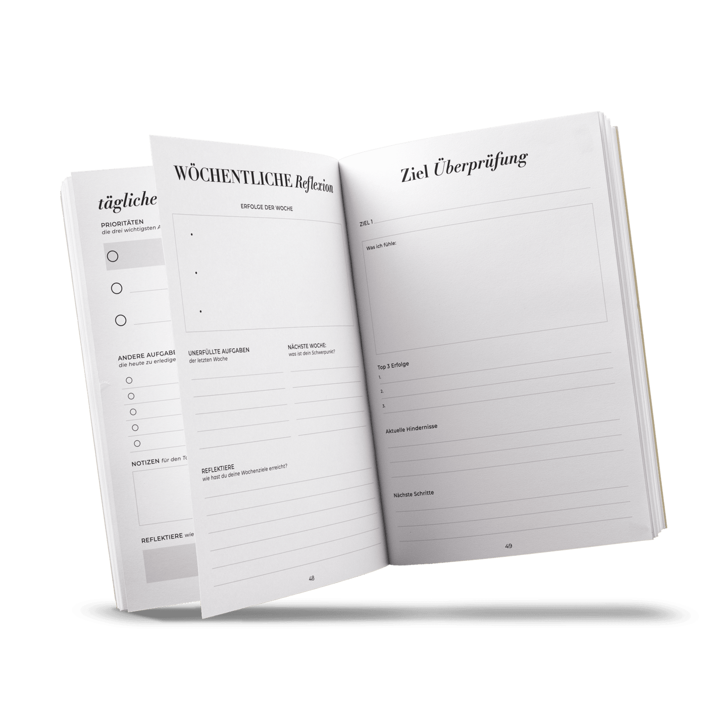 Productivity Planner "Noir"