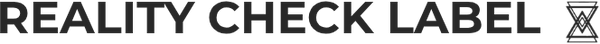 Reality Check Label Logo schwarz